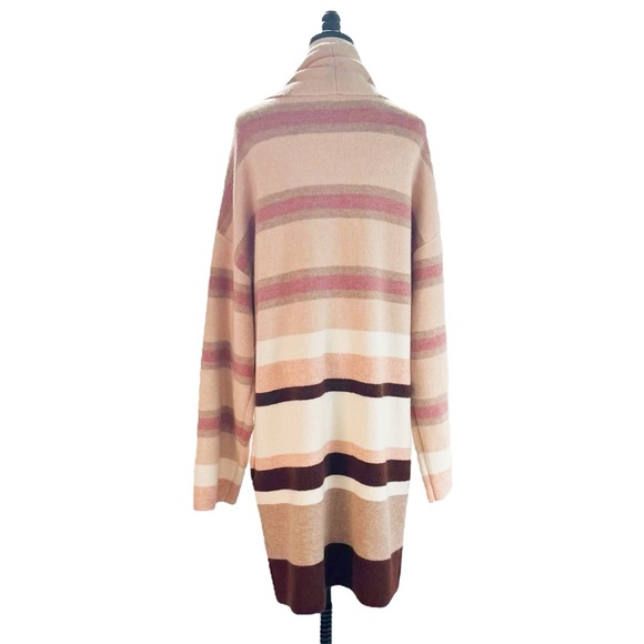Anthropologie Mariel Striped Longline Sweater | ONE SIZE NWT - Picture 6 of 10